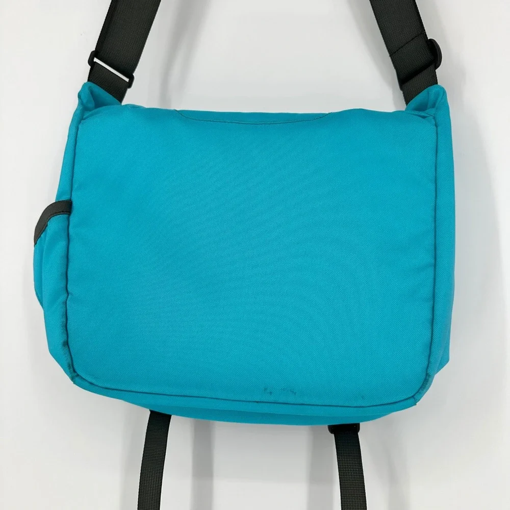 Patagonia Blue Turquoise Messenger Travel Laptop Bag Crossbody or Shoulder Uni